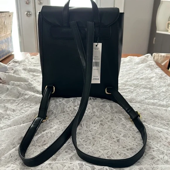 BCBG NWT Quincy black backpack - Picture 2 of 7